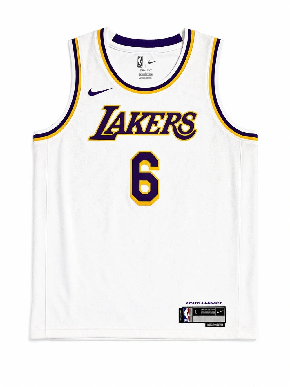 Nike Dri Fit Swingman LeBron James #6 LA Lakers Association Edition Youth L